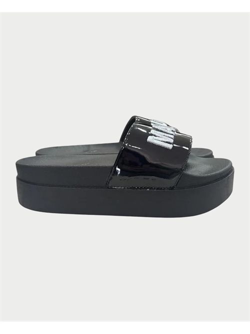 Sandali donna Marc Ellis con logo su fascia MARC ELLIS | 304LENABLACK/SILVER